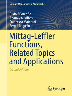 cover image of Mittag-Leffler Functions, Related Topics and Applications